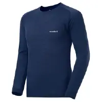 SUPER MERINO WOOL Middle Weight Round Neck Shirt Men's (DKNV)