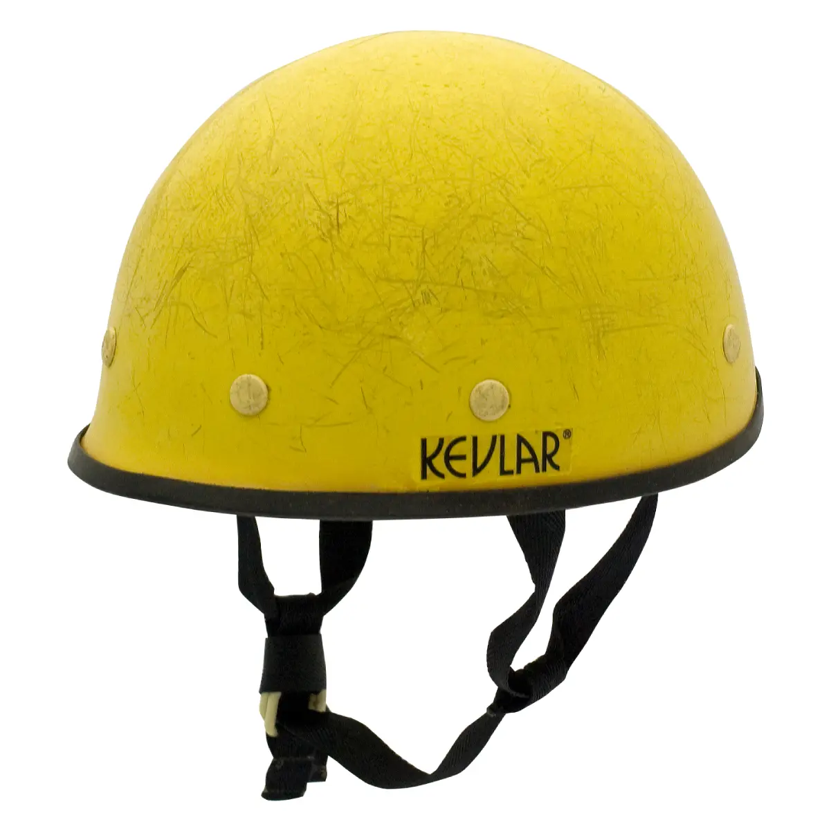 World's first lightweight helmet using Kevlar, a high-modulus fiber developed by DuPont