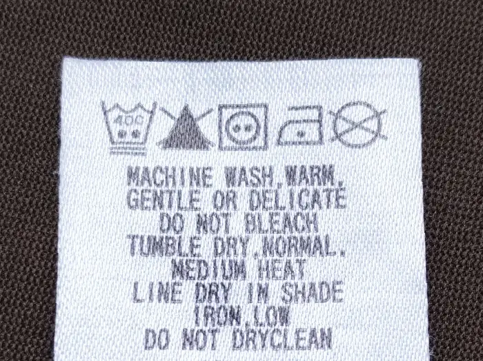 Image of care label symbols