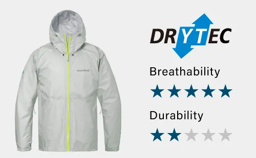 Introduction of Versalite. Uses DRY-TEC Fabrics material. Breathability is 5 out of 5 stars. Durability is 2 out of 5 stars.