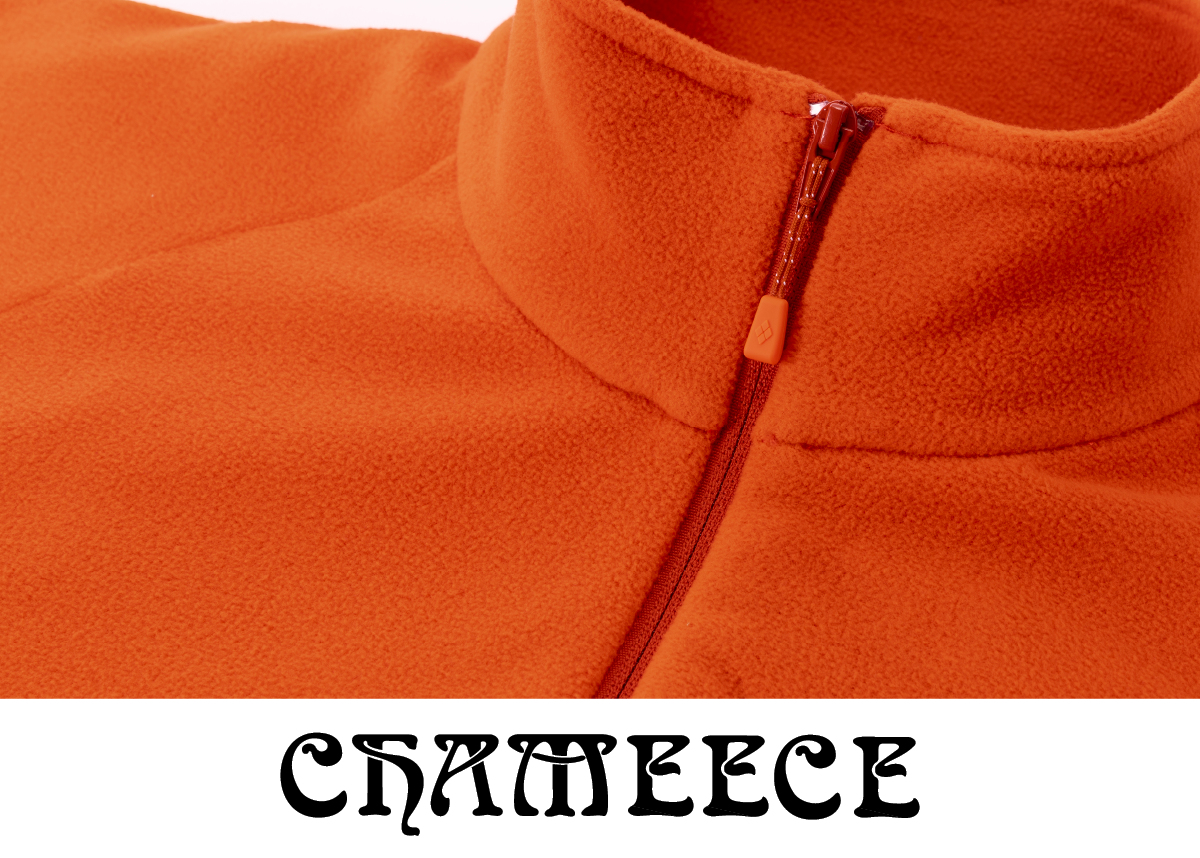 The CHAMEECE logo and a photograph focusing on the fabric.