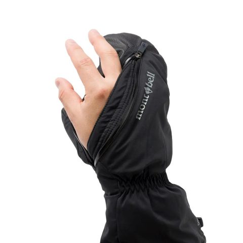 Powder Zip Mittens