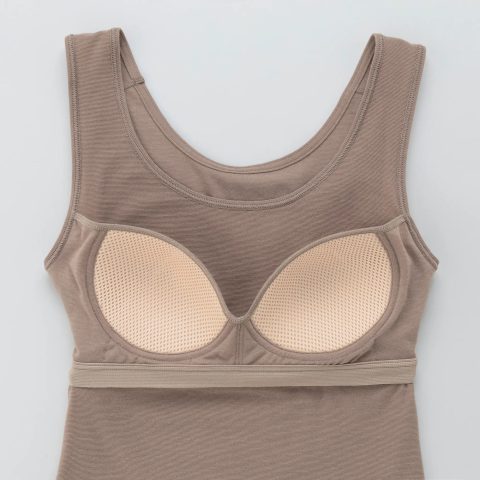 ZEO-LINE Light Weight Close-Fit Tank Top With Bra