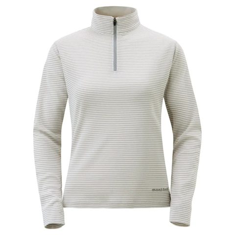 Wickron Striped Long Sleeve Zip Shirt Women's