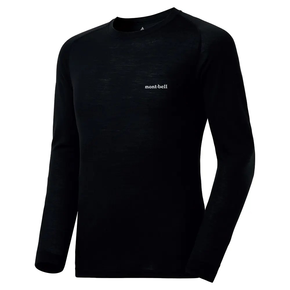 SUPER MERINO WOOL Middle Weight Round Neck Shirt Men's