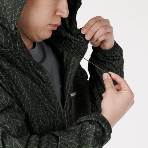 Wind Blast Print Hooded Jacket Men's