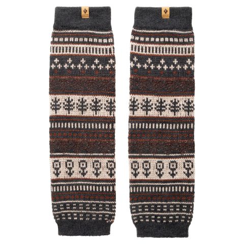 Merino Wool Jacquard Leg Warmers