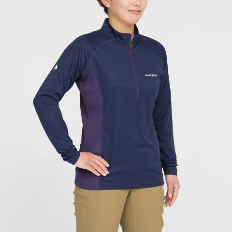 Cool Long Sleeve Zip Shirt Women's