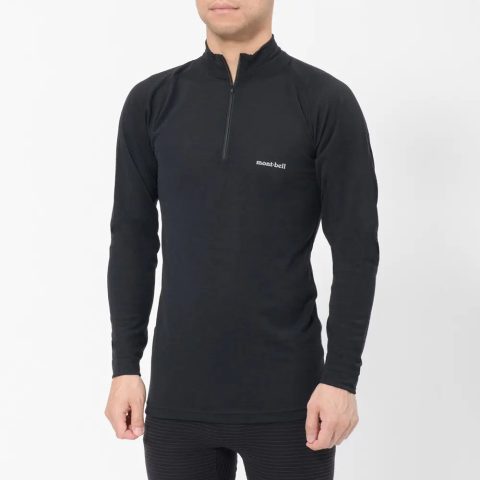 SUPER MERINO WOOL Middle Weight High Neck Shirt Men's