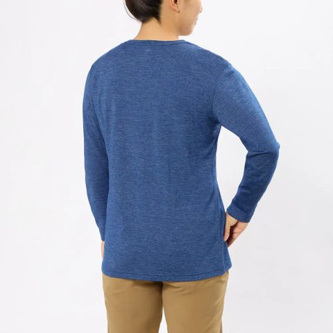 Merino Wool Plus Light Long Sleeve T Women's Mountain Collage