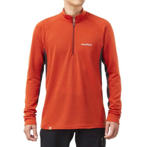 Merino Wool Plus Action Zip Neck Men's