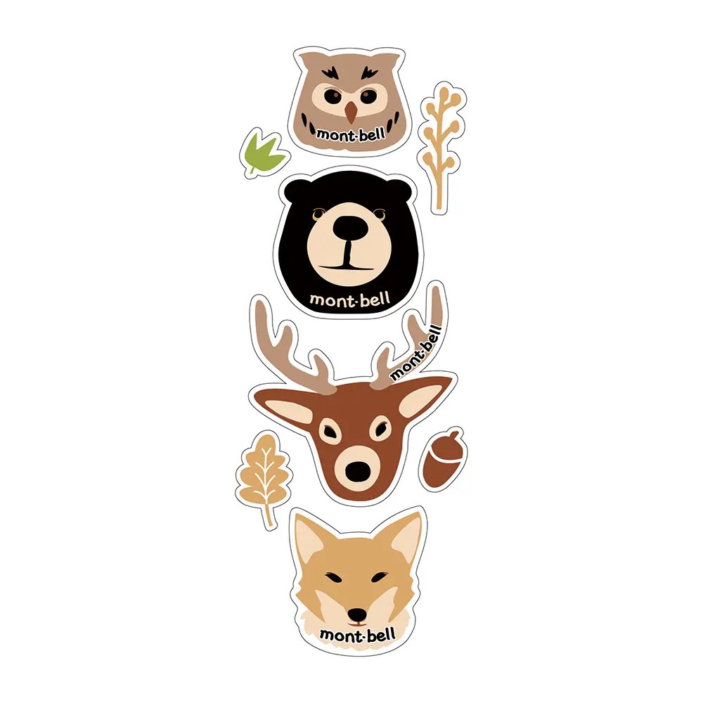 Sticker Mori No Doubutsutachi