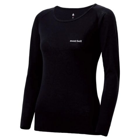 SUPER MERINO WOOL Middle Weight Round Neck Shirt Women's