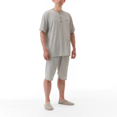Wickron Travel Knit Pajamas Short Sleeve