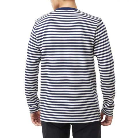 Merino Wool Plus Striped Long Sleeve T Men's