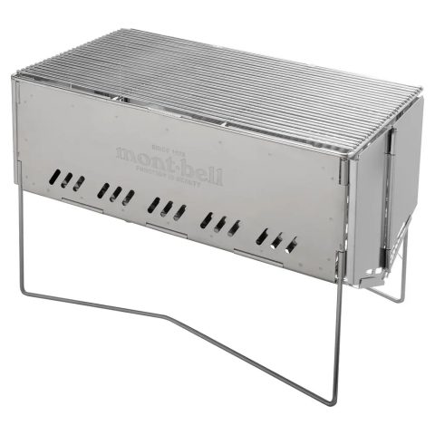 Folding Fire Pit Stainless Steel HD Grill