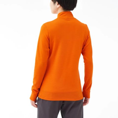 Merino Wool Plus High Neck Shirt Women's