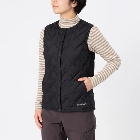 Superior Down Round Neck Vest Women's