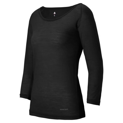 Super Merino Wool Light Weight U-Neck Shirt Women's Super Merino Wool Light Weight U-Neck Shirt Women's
