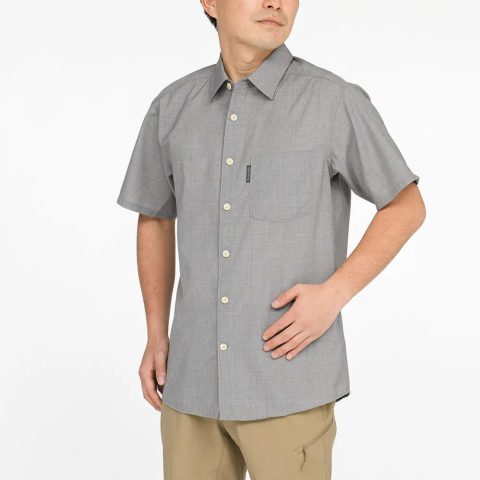Merino Wool Light Short Sleeve Shirt Men's